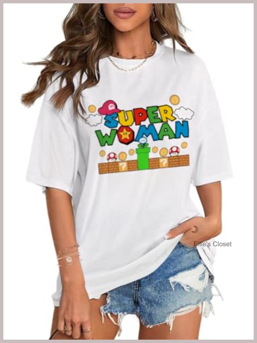 Women's Graphic Tee Cotton T-Shirt Ultra Soft 220g